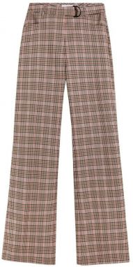 Scalpers Nohavice  staroružová / oranžovo červená / čierna