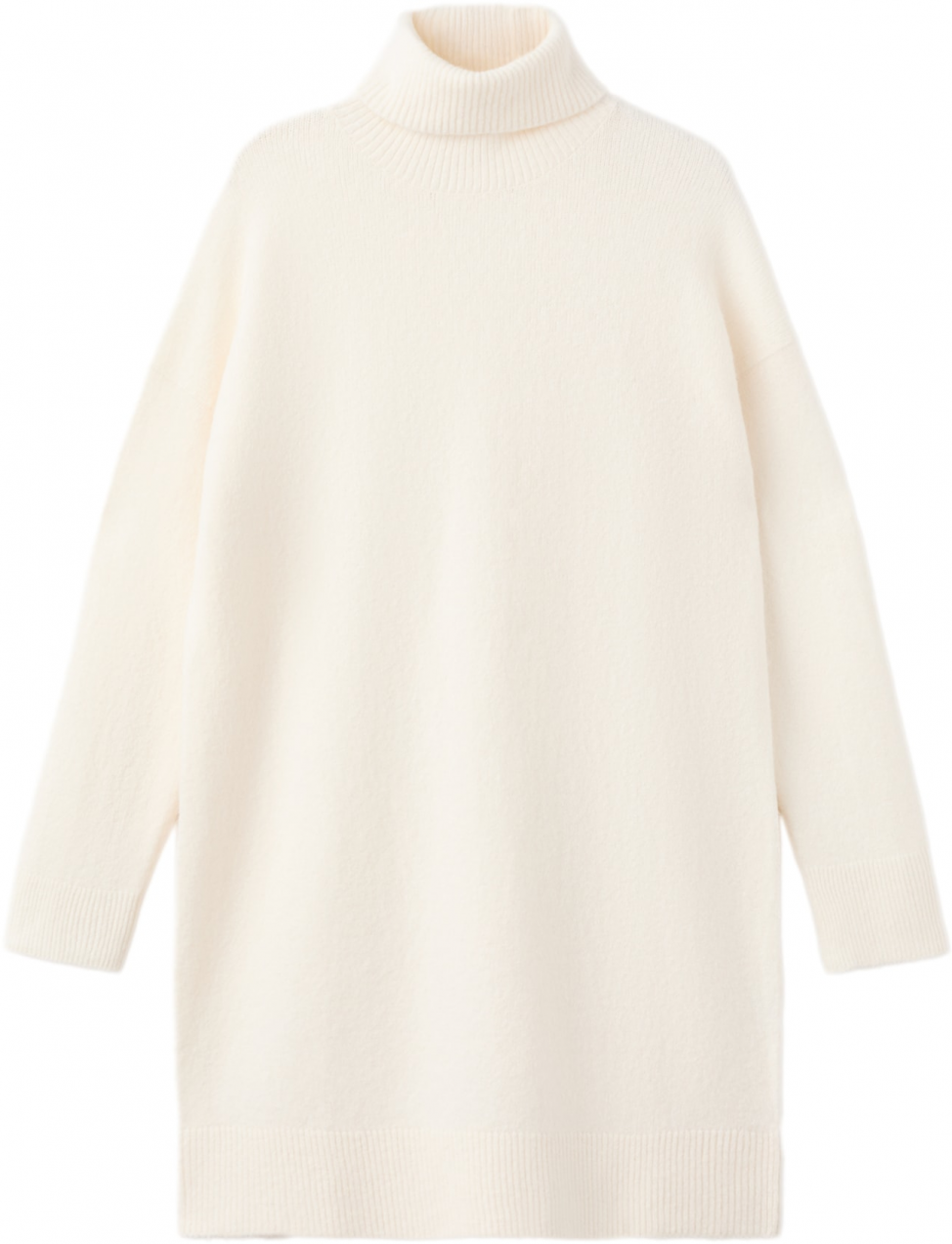 MANGO Pletené šaty 'TALDOTE'  nebielená