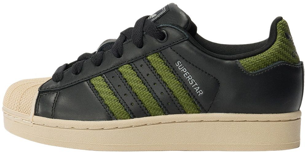 ADIDAS ORIGINALS Tenisky 'SUPERSTAR II'  kiwi / čierna / strieborná / šedobiela
