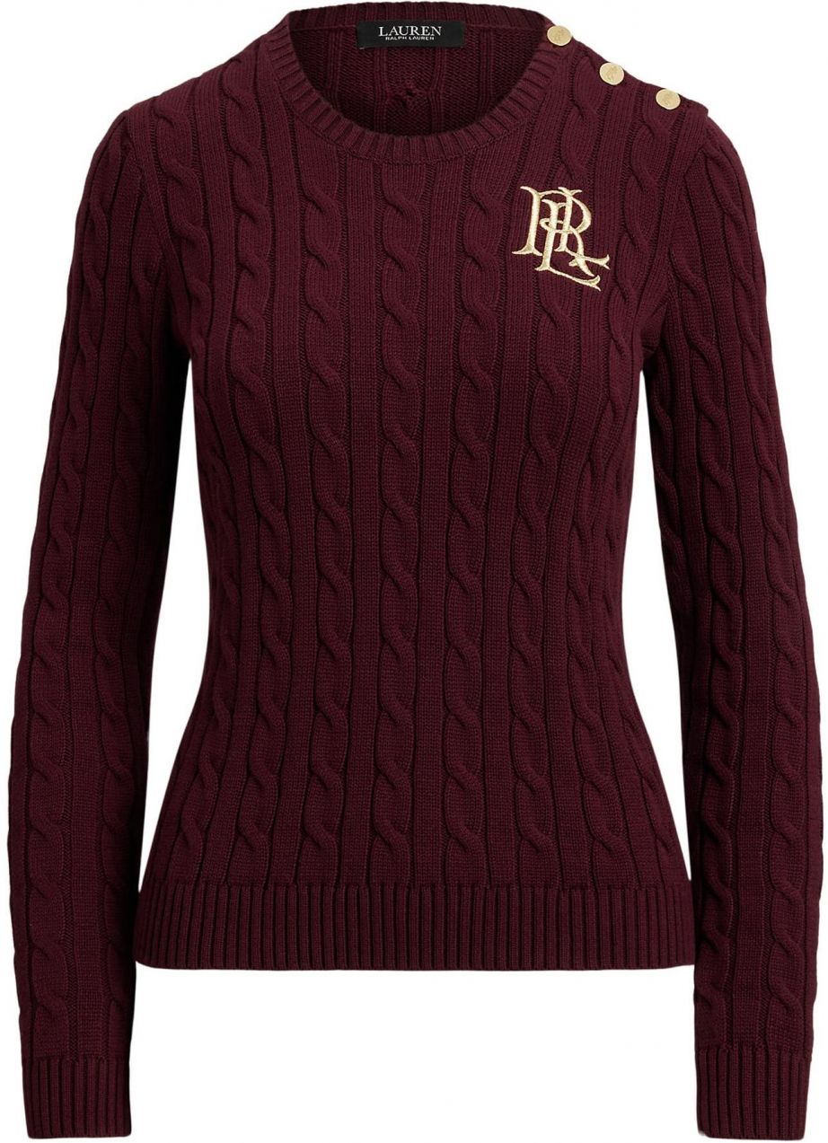 Lauren Ralph Lauren Sveter  zlatá / bordová