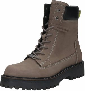 SALAMANDER Šnurovacie členkové čižmy  tmavošedá / čierna