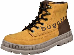 bugatti Šnurovacie čižmy 'Pallario'  farba ťavej srsti / hnedá / žltá