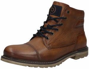 bugatti Šnurovacie čižmy  koňaková