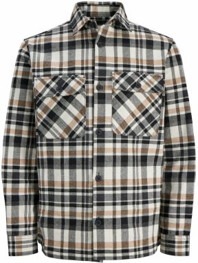 Jack & Jones Premium Košeľa 'JPRRayle'  béžová / čierna / biela