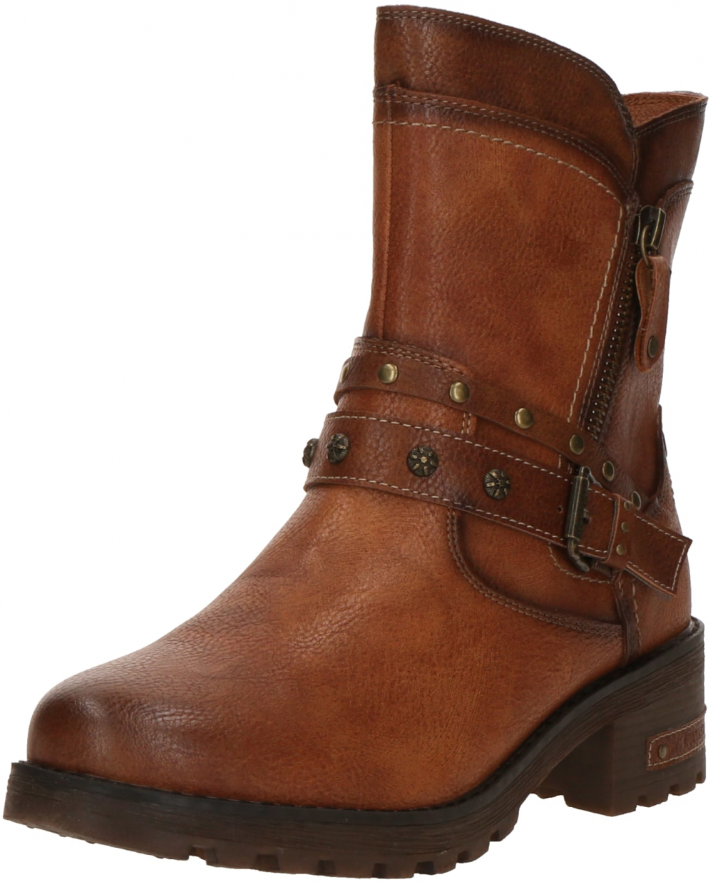 MUSTANG Nízke čižmy  koňaková