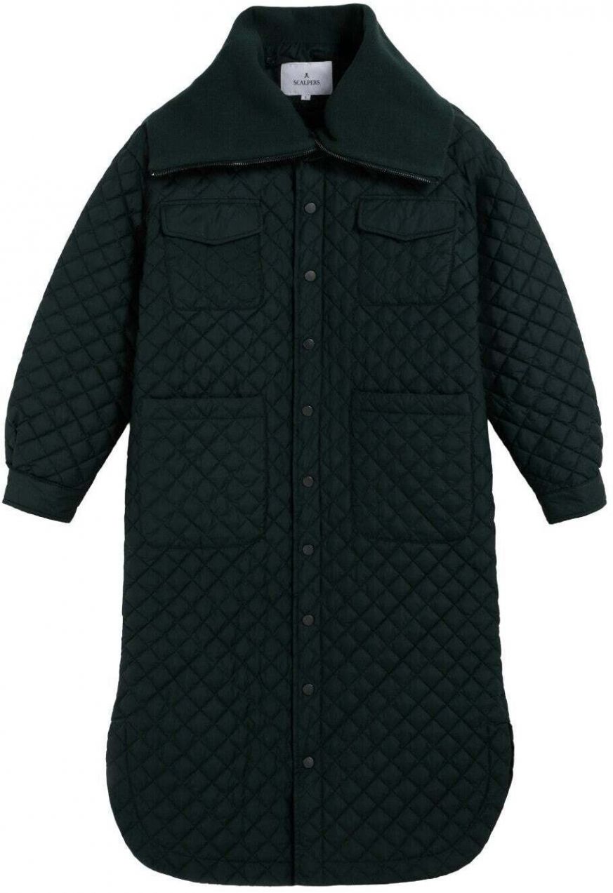 Scalpers Prechodný kabát  čierna