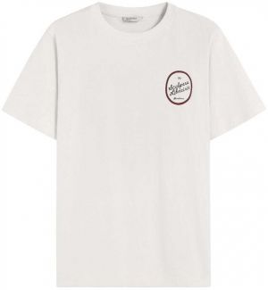 Scalpers Tričko 'Librairie'  svetlobéžová