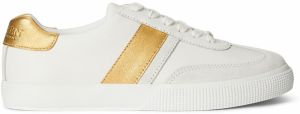 Lauren Ralph Lauren Nízke tenisky 'BRAYLEE'  zlatá / biela