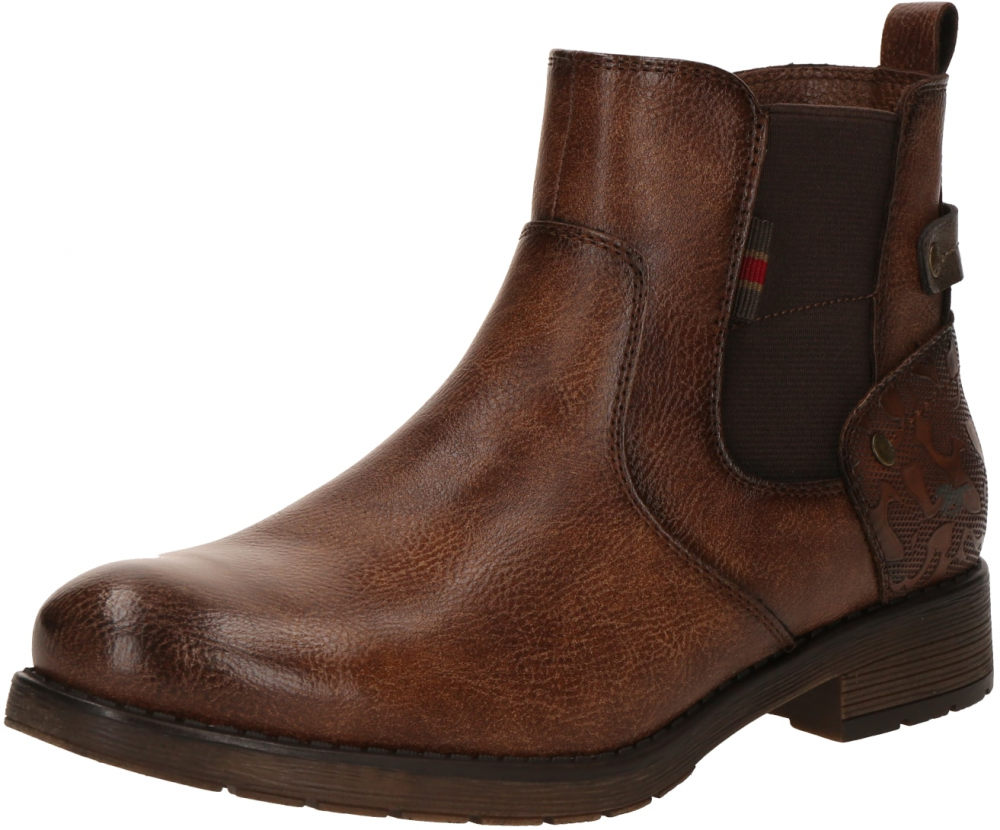 MUSTANG Členkové čižmy 'Elfi'  tmavohnedá