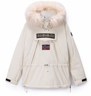 NAPAPIJRI Zimná bunda 'Skidoo 2.0'  béžová / svetlobéžová / burgundská / čierna