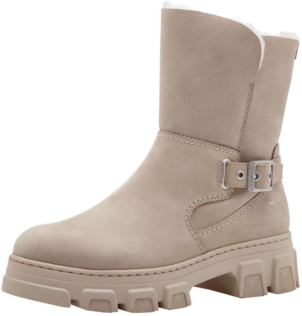 Tamaris Členkové čižmy  kapučíno