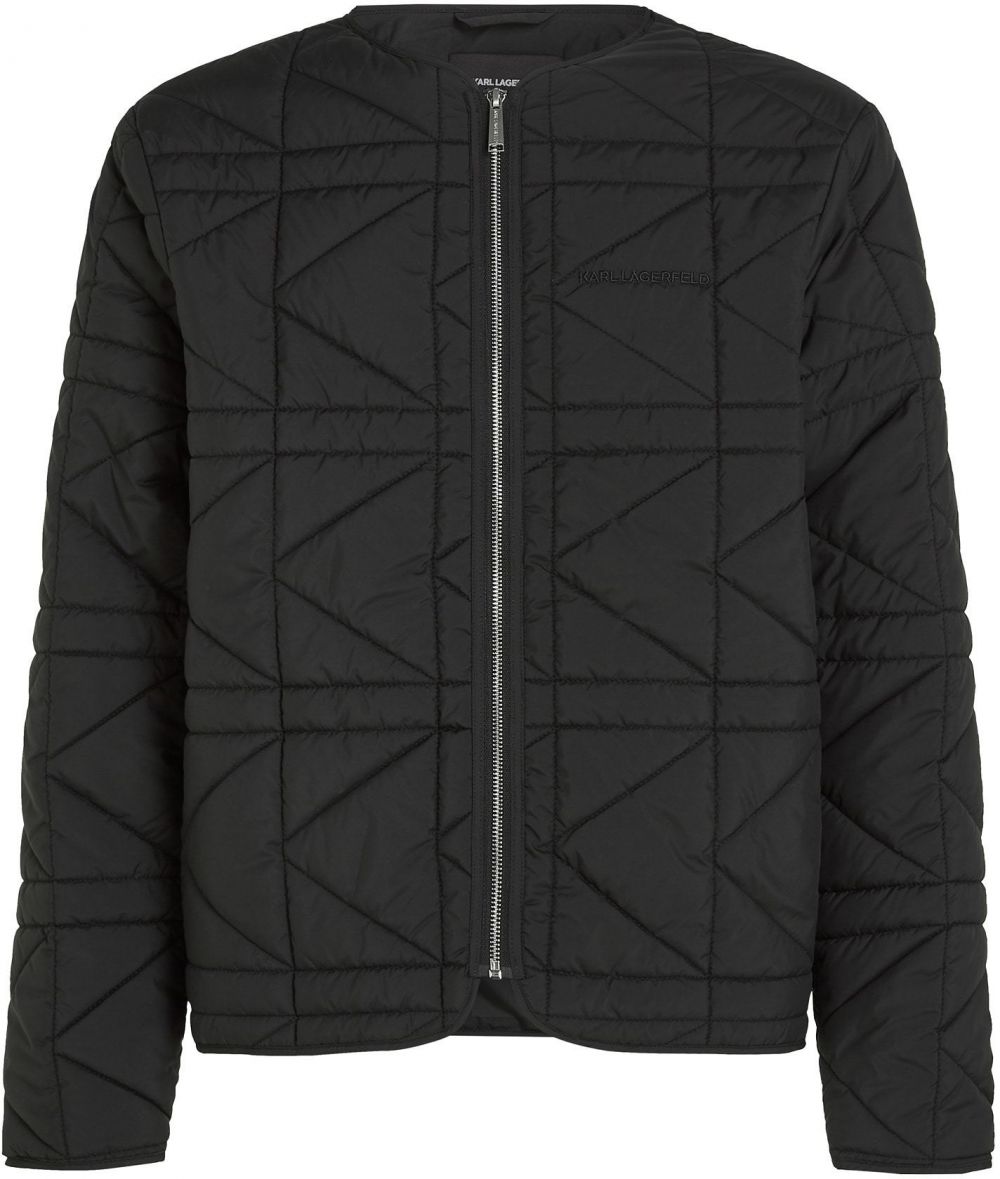 Karl Lagerfeld Prechodná bunda  čierna