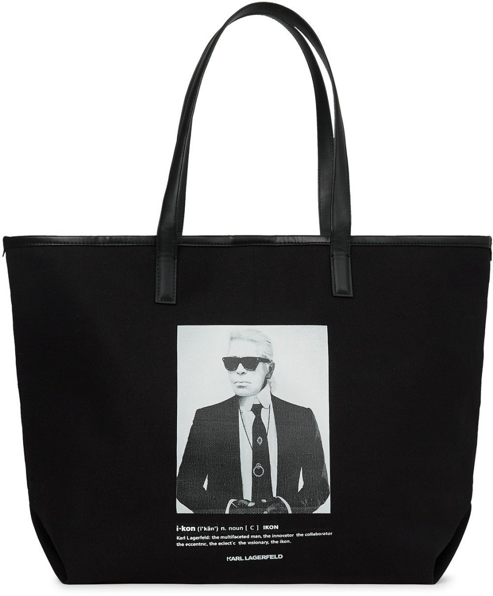 Karl Lagerfeld Shopper  sivá / čierna