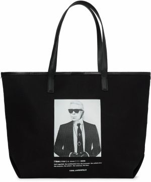 Karl Lagerfeld Shopper  sivá / čierna