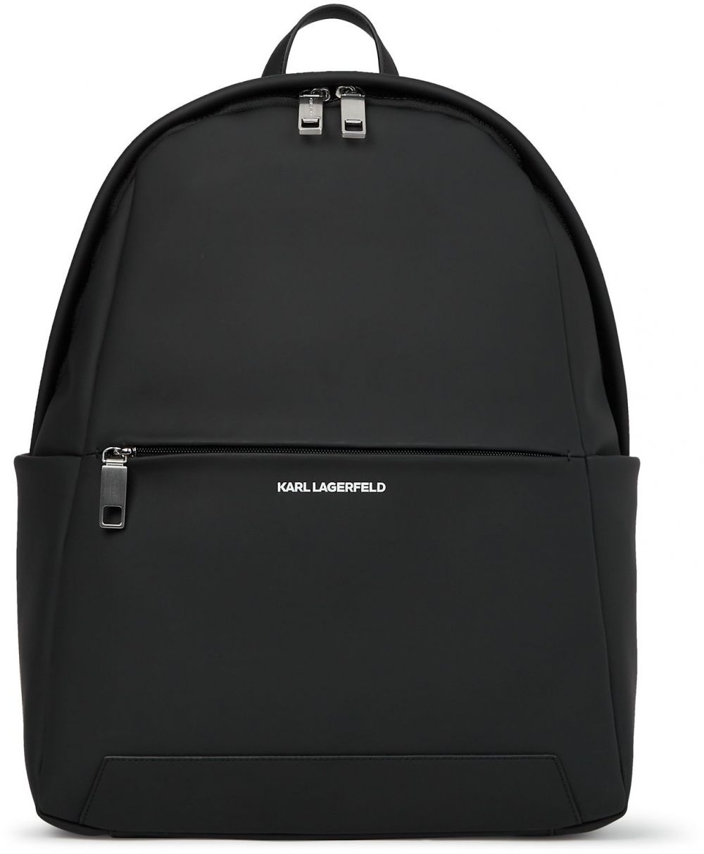 Karl Lagerfeld Batoh 'Essential'  čierna / biela