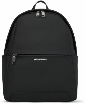 Karl Lagerfeld Batoh 'Essential'  čierna / biela