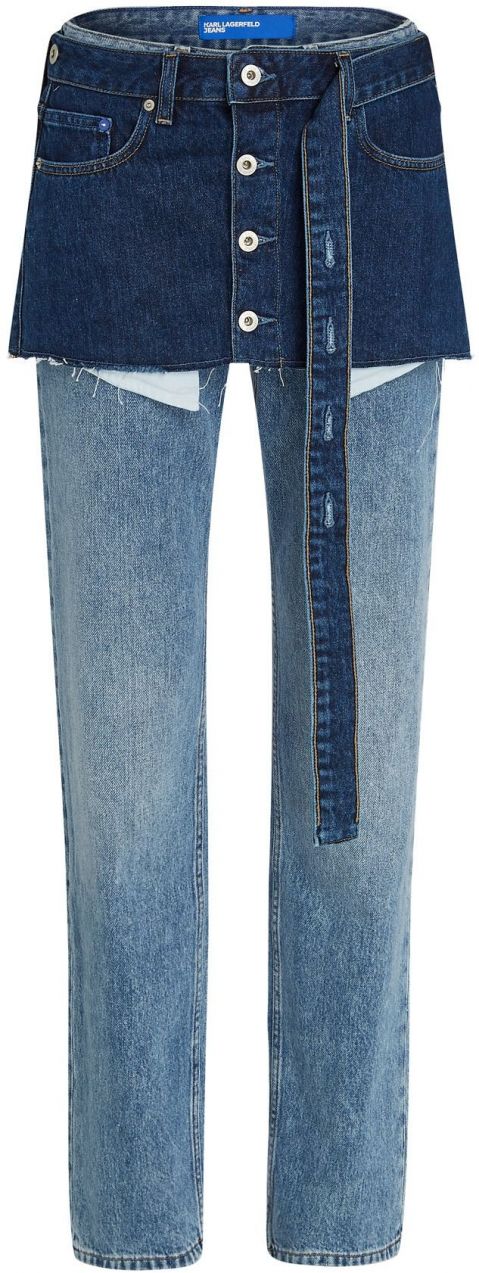 KARL LAGERFELD JEANS Džínsy  modrá denim / svetlomodrá