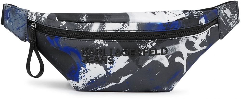 KARL LAGERFELD JEANS Ľadvinka  námornícka modrá / šedobiela