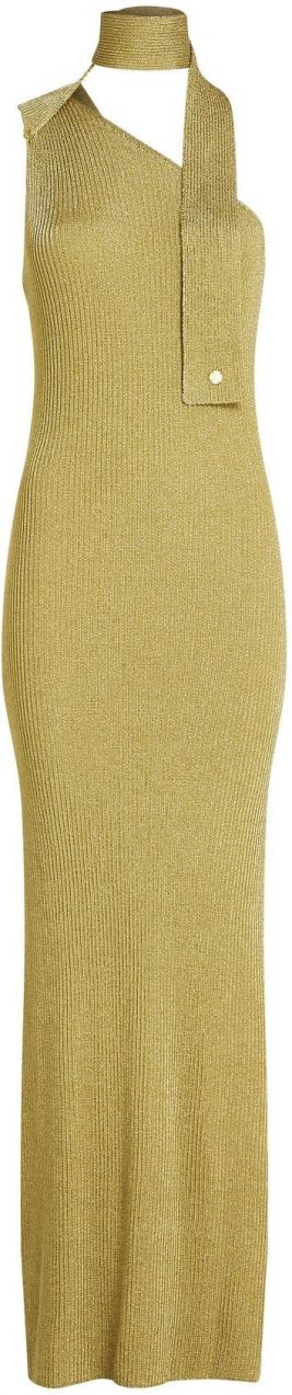 Karl Lagerfeld Pletené šaty  zlatá