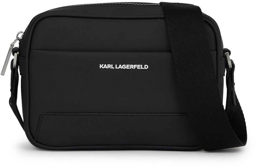 Karl Lagerfeld Taška cez rameno  čierna / prírodná biela