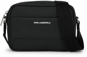 Karl Lagerfeld Taška cez rameno  čierna / prírodná biela