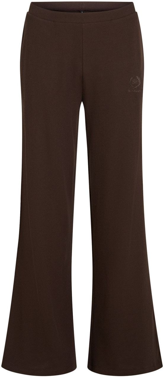 Karl Lagerfeld Nohavice 'CREST'  tmavohnedá