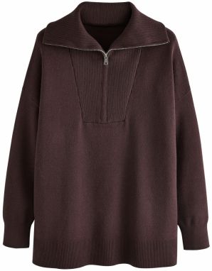 Next Sveter  čokoládová