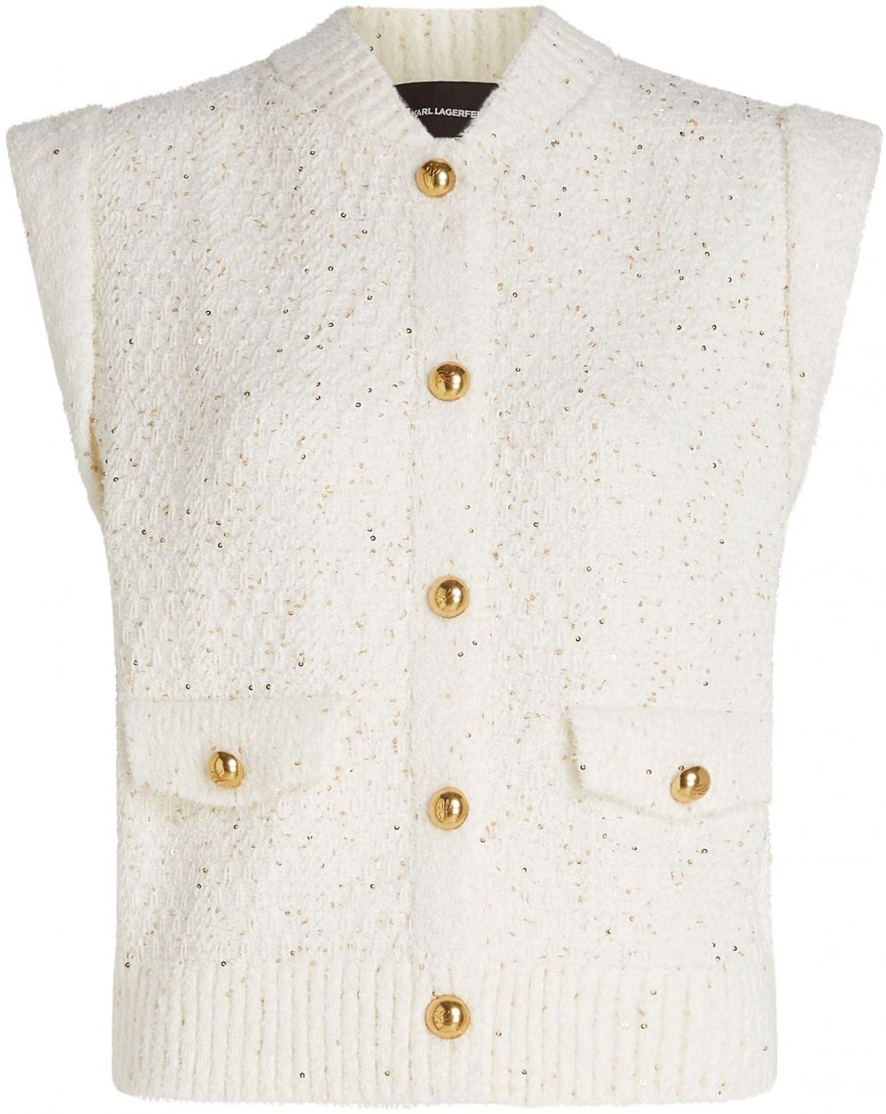 Karl Lagerfeld Kardigán  krémová