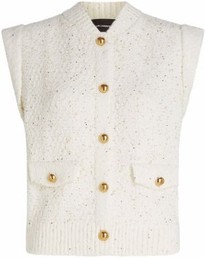 Karl Lagerfeld Kardigán  krémová