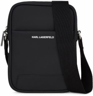 Karl Lagerfeld Taška cez rameno 'Essential'  čierna / biela