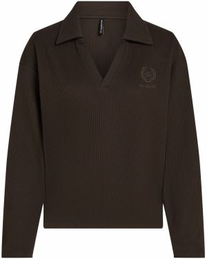 Karl Lagerfeld Tričko  tmavohnedá