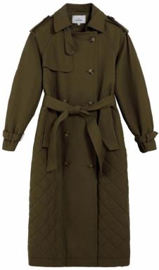 Scalpers Prechodný kabát  zelená / kaki