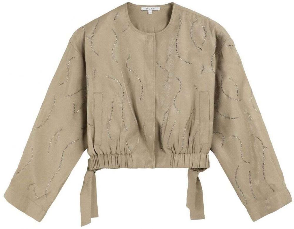 Scalpers Prechodná bunda  nebielená / tmavošedá