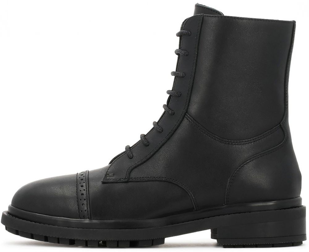 Kazar Šnurovacie členkové čižmy  čierna