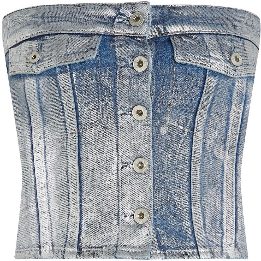 KARL LAGERFELD JEANS Top  modrá denim