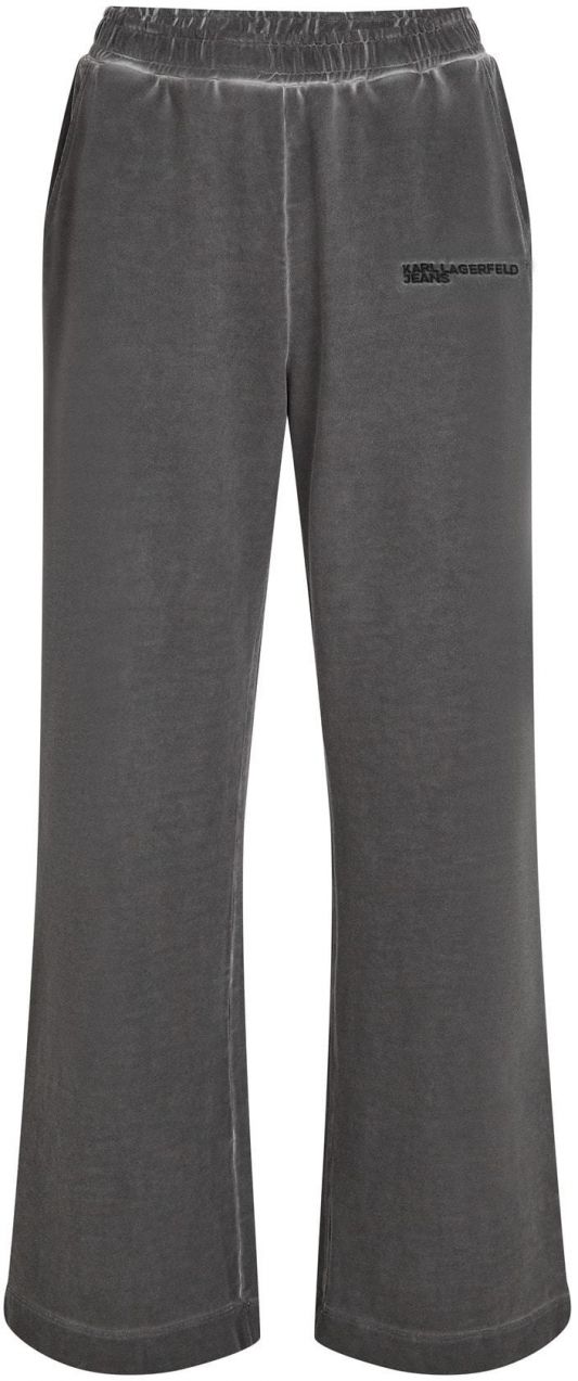 KARL LAGERFELD JEANS Nohavice  tmavosivá