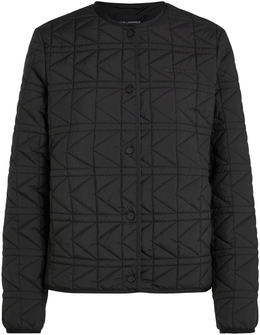 Karl Lagerfeld Prechodná bunda  čierna