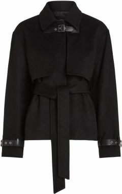 Karl Lagerfeld Prechodný kabát  čierna