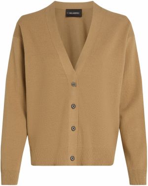 Karl Lagerfeld Kardigán 'Ikon'  svetlohnedá