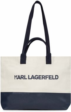 Karl Lagerfeld Shopper  béžová / námornícka modrá