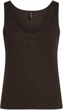 Karl Lagerfeld Top  tmavohnedá