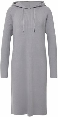 COMMA Pletené šaty  sivá