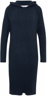 COMMA Pletené šaty  tmavomodrá