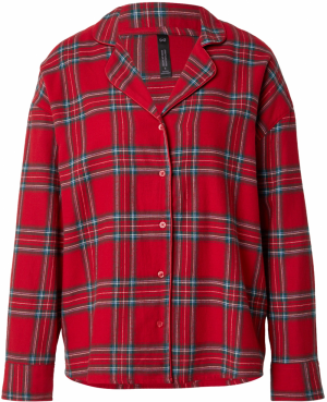 Hunkemöller Tričká na spanie  modrá / červená / biela