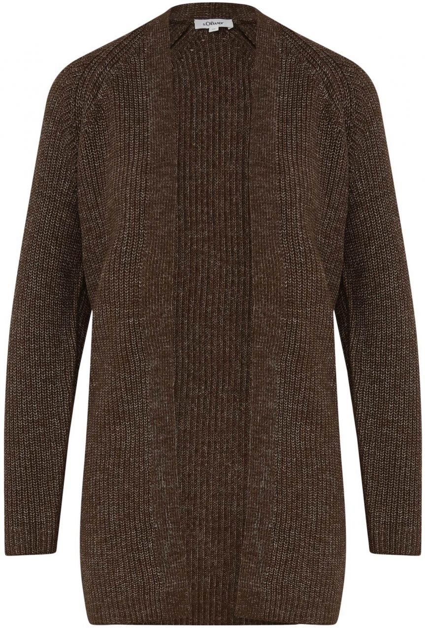 s.Oliver Kardigán  tmavohnedá / biela
