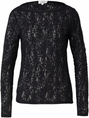 s.Oliver Tričko  čierna