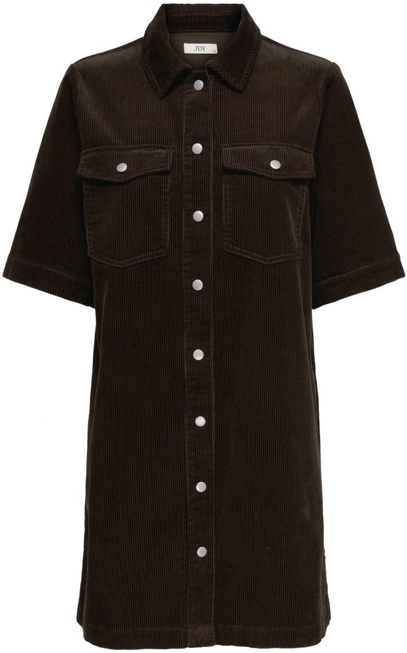 JDY Košeľové šaty 'JDYShiraz'  tmavohnedá