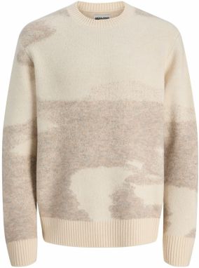 JACK & JONES Sveter 'JCOFlare'  sivá / tmavošedá