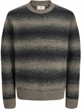 JACK & JONES Sveter 'JPRBLUTYLER'  hnedá / antracitová