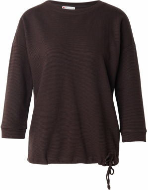 STREET ONE Tričko  tmavohnedá